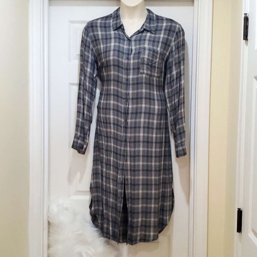 Plaid Maxi-Dress